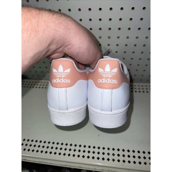 adidas White and Pink Athletic Shoes - Picture 3 of 8